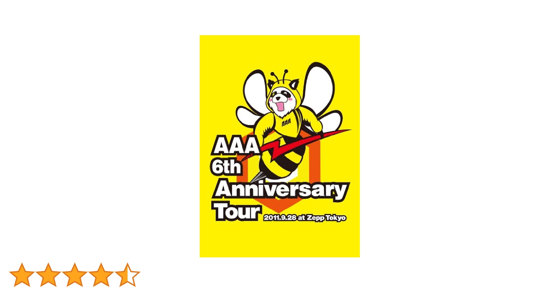 AAA - AAA DVD 6点 Amazon.co.jp: AAA 6th Anniversary Tour 2011.9.28 at Zepp